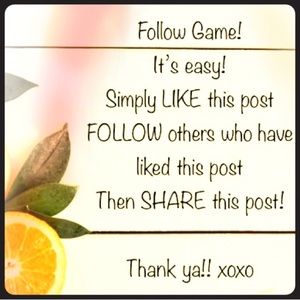 🛍🌺 Let’s play the Follow Game!!! 🌺🛍
